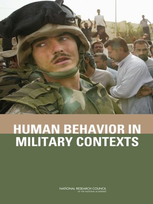 cover image of Human Behavior in Military Contexts